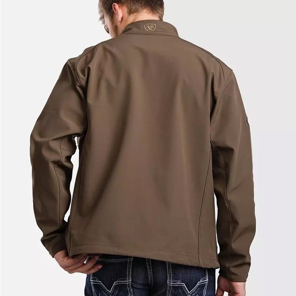 Ariat Logo 2.0 EcoDry Softshell Jacket in Morel/Camo - Picture 5 of 13